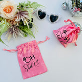 10x Bachelorette Party Bags - I Regret Nothing Hangover Kit Bags - Hangover Recovery Kit